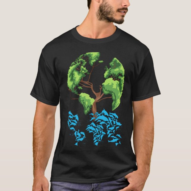 Camiseta Earth Day Save Our Planet Environment Protection W (Frente)