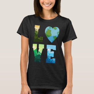 Camiseta Earth Day Science ama ativismo ambiental Marc