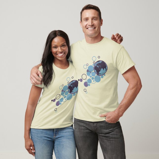 CAMISETA EARTH GLOBE COSMOS (Unissex)