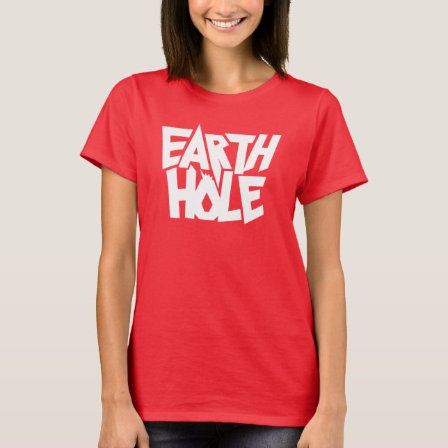 Camiseta Earth Hole cor (Frente)