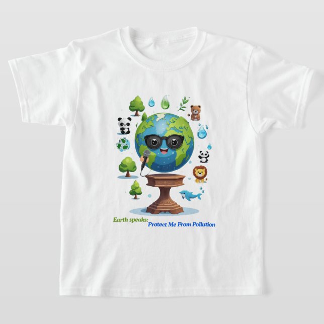 Camiseta Earth’s Speech: A Call for Protection (Postura )