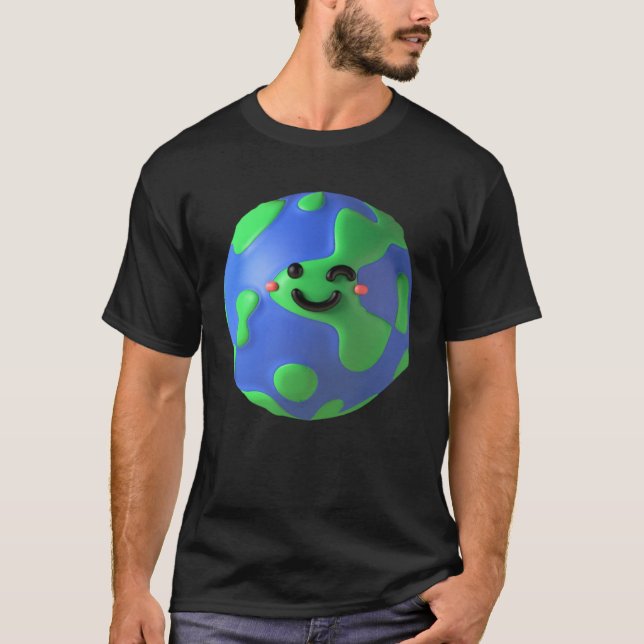 Camiseta Earth winking (Frente)