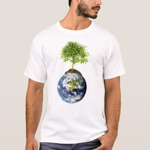 Camiseta EarthTree com parte traseira de E.O. Wilson