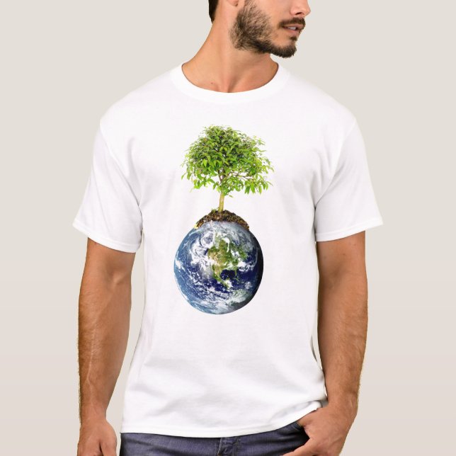 Camiseta EarthTree com parte traseira de E.O. Wilson (Frente)