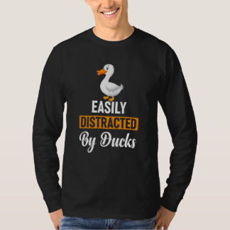Camiseta easily distracted by ducks