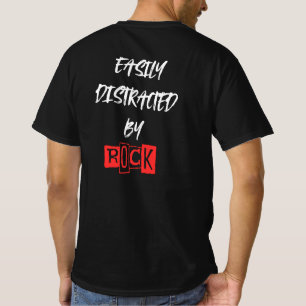 Camiseta easily distracted by rocks