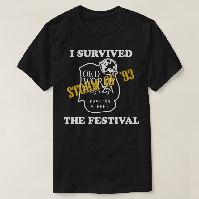 Camiseta East 185th Old World Festival Storm de 1993 1 (Frente do Design)