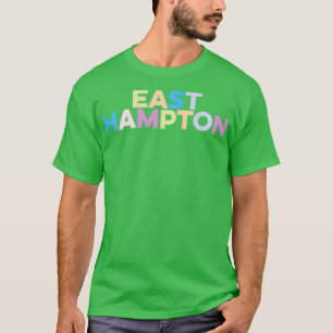 Camiseta East Hampton NY Férias Coloridas