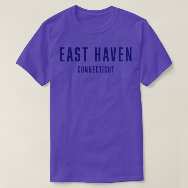 Camiseta East Haven Connecticut (Frente do Design)