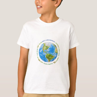Camiseta East Longmeadow Earth Day, logotipo original, T-Sh