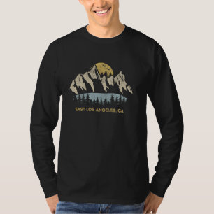 Camiseta East Los Angeles California Mountain Sunset Sunris