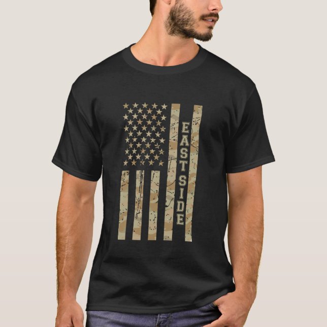 Camiseta East Side Geographic Region Community Desert Camo  (Frente)