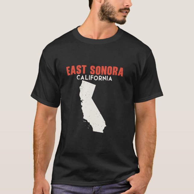 Camiseta East Sonora California State America Viagem Ca (Frente)