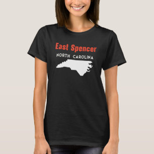 Camiseta East Spencer Carolina Do Norte Usa Estado América 