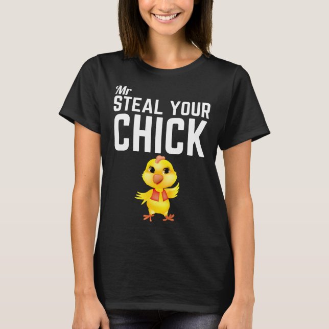 Camiseta Easter Boys Toddlers Mr Steal Your Chick  Spring H (Frente)