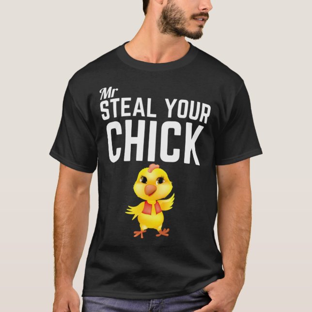Camiseta Easter Boys Toddlers Mr Steal Your Chick  Spring H (Frente)