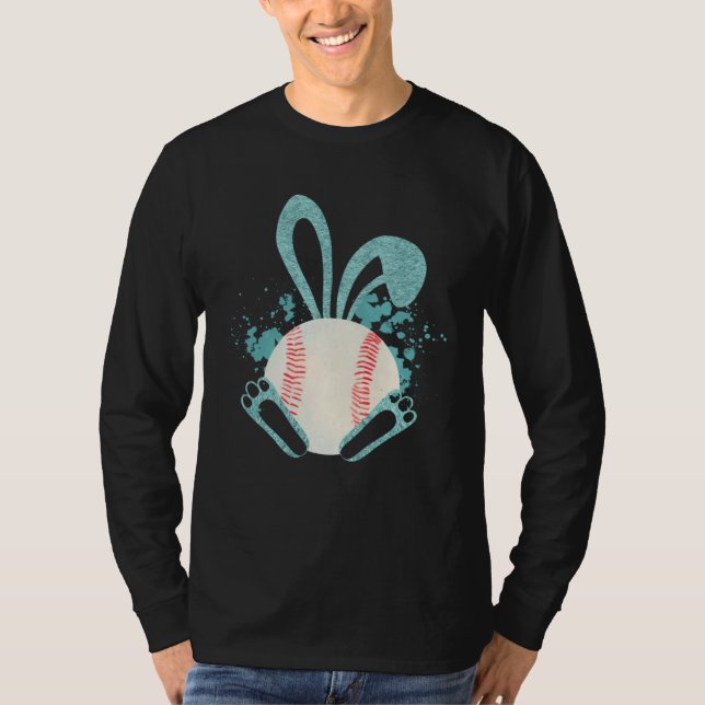 Camiseta Easter Bunny Baseball Fan Easter Friend Bunny East (Frente)