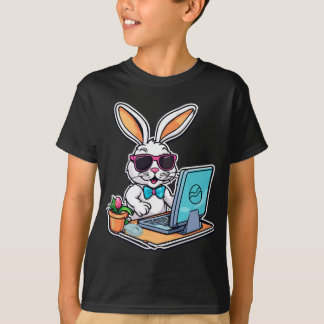 Camiseta Easter Bunny Computer Video Game Lovers 1 