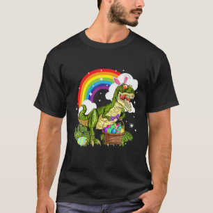 Camiseta Easter Bunny Dinosaur T Rex Costume Boys Girls Kid