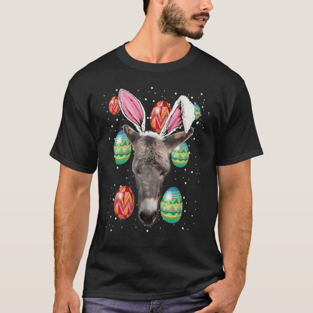 Camiseta Easter Bunny Donkey Funny Farmer Easter Donkey (Frente)