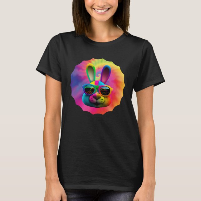 Camiseta Easter Bunny Face Easter Rabbit cool Easter Bunnie (Frente)