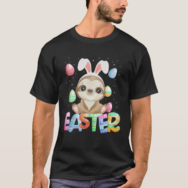 Camiseta Easter Bunny Sloth   Easter Sloth (Frente)