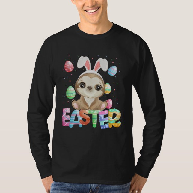 Camiseta Easter Bunny Sloth   Easter Sloth (Frente)