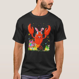 Camiseta Easter Crawfish Bunny Egg Hunting Crawfish Easter 