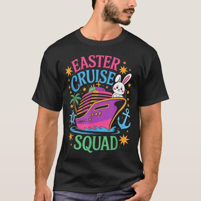 Camiseta Easter Cruise 2026 Squad Cruising Holiday Family G (Frente)