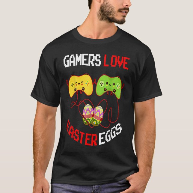 Camiseta Easter Egg  for Women Gamers Love (Frente)