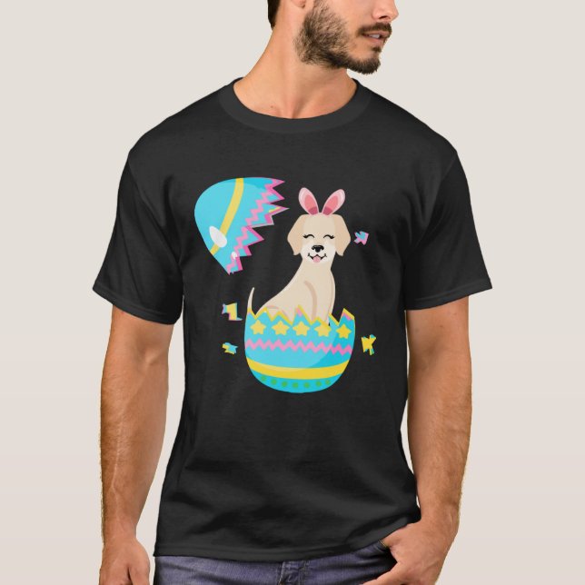 Camiseta Easter Egg Hunt Bunny Ear Great Pyrenee Easter Day (Frente)