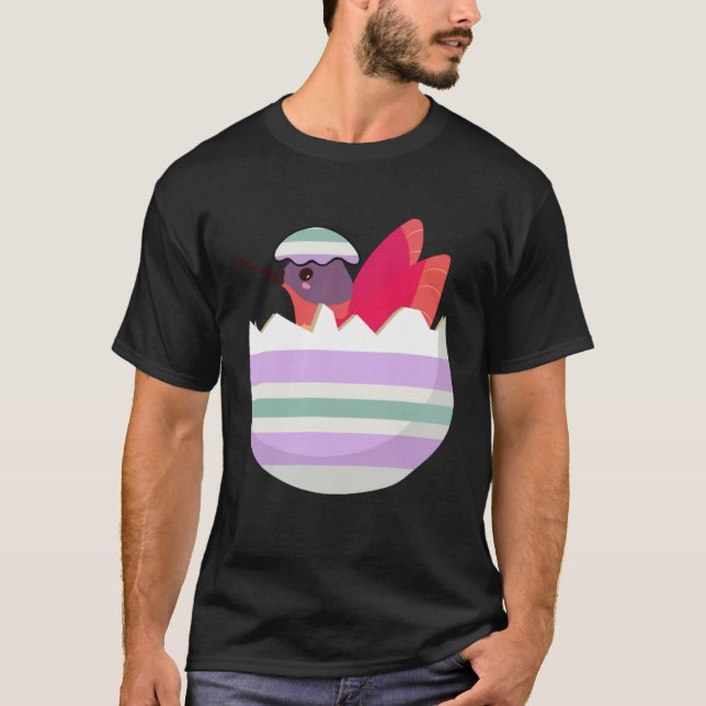 Camiseta Easter Egg Hunt Bunny Ear Hummingbird Easter Day 2 (Frente)