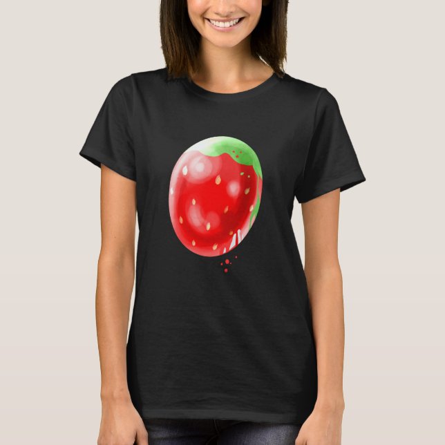 Camiseta Easter Egg Painted Like A Strawberry For Easter (Frente)