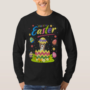 Camiseta Easter Egg Yorkshire Terrier Dog Felz pascoa