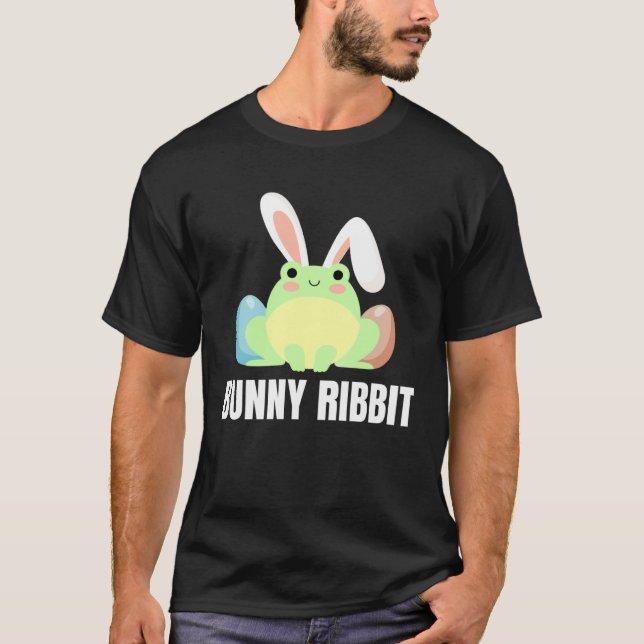 Camiseta Easter Frog  Bunny Ribbit For Amphibian (Frente)