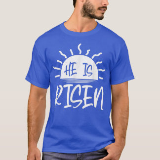 Camiseta Easter He Is Risen Easter  Christian Family Matchi