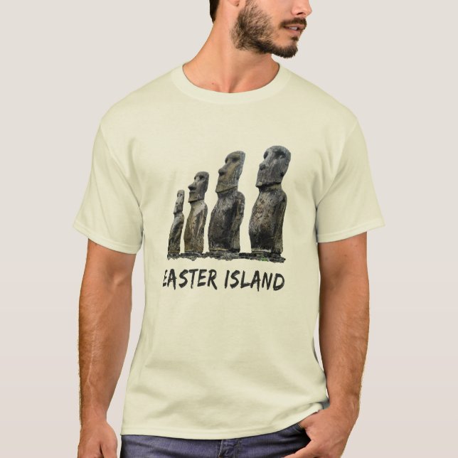Camiseta Easter Island Rapa Nui Moai Statues T-Shirt (Frente)