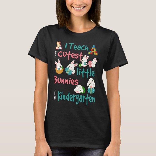 Camiseta Easter Kindergarten Teacher   Easter Men Women (Frente)