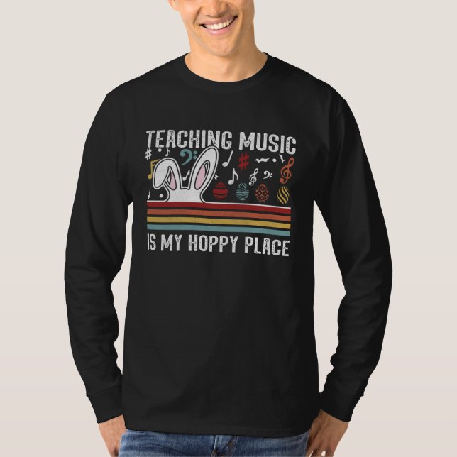 Camiseta Easter music teaching guitar teacher Easter music  (Frente)