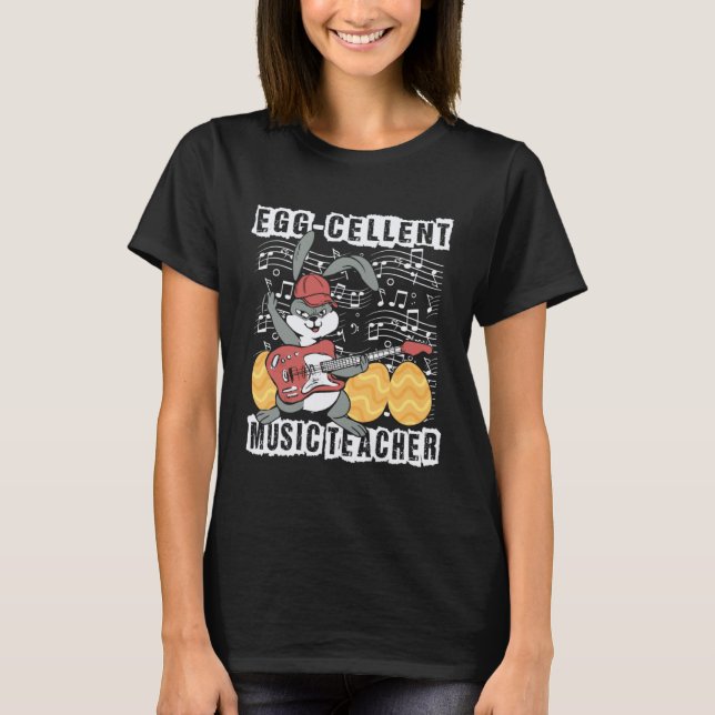 Camiseta Easter music teaching guitar teacher Easter music  (Frente)
