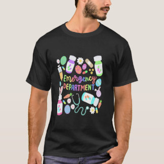 Camiseta Easter Nurse Emergency Department Groovy ER Nurses