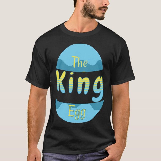 Camiseta Easter Parade and Egg Hunt King Egg Matching Famil (Frente)