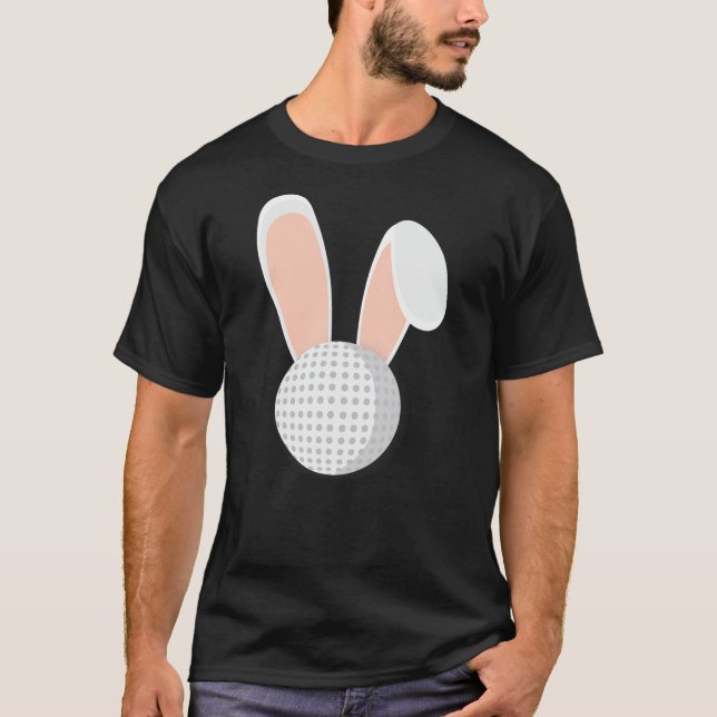 Camiseta Easter Rabbit Bunny Golf Ball Golfer Funny Holiday (Frente)