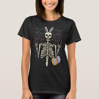 Camiseta Easter Rocker Skeleton Rock Hand Men Boys Toddler