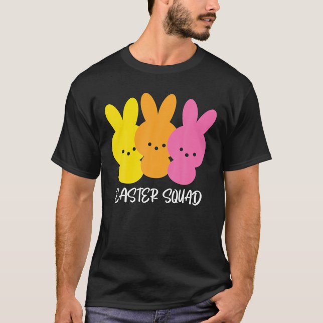 Camiseta Easter Squad Funny Easter Day Family Matching Outf (Frente)