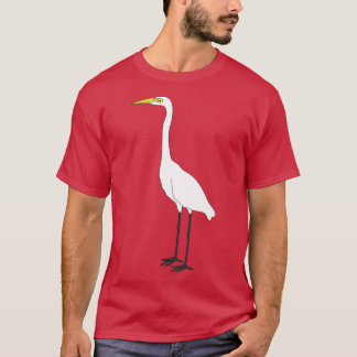 Camiseta Eastern Great Egret on Black