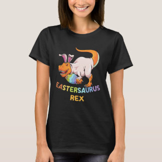 Camiseta Eastersaurus Rex Easter Rex Dinosaur Bunny Kids Di