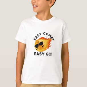 Camiseta Easy Comet Easy Go Engraçado Astronomia Pun