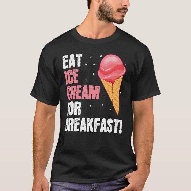 Camiseta Eat Ice Cream Baker Baking Expert Bake Bakers Grap (Frente)