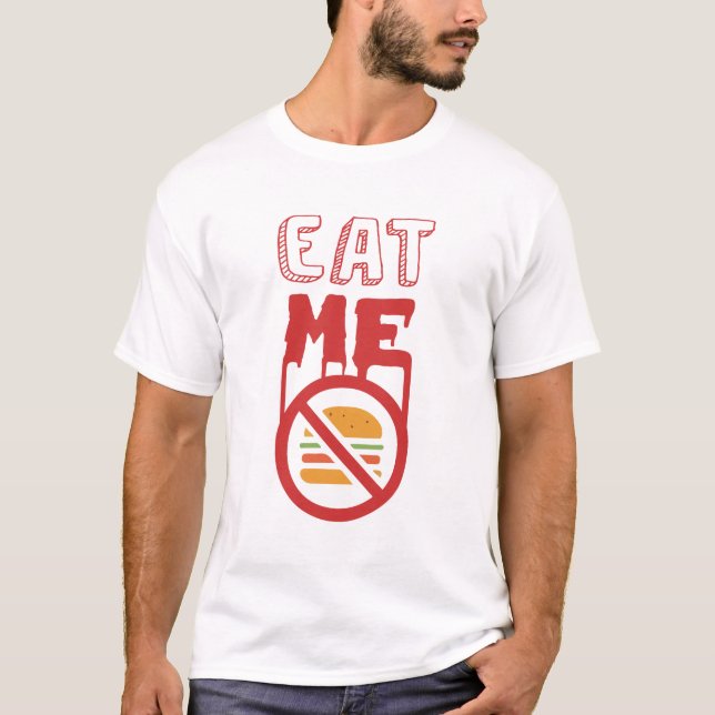 Camiseta Eat Me Hamburger T-Shirt (Frente)